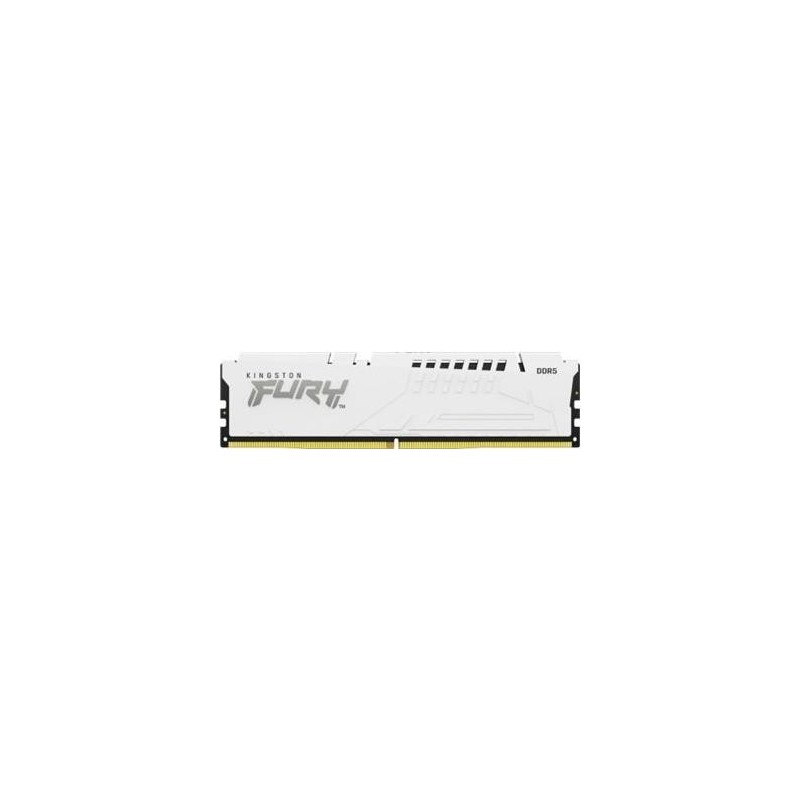 Kingston FURY Beast - DDR5 - Kit - 64GB: 2 x 32GB - DIMM 288-PIN - 6400 MHz / PC5-51200 - CL32 - on-die ECC - weiß (KF564C32BWE