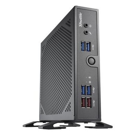 Shuttle XPC slim DS50U - Barebone - Slim-PC - LGA1700-Sockel - 1 x Celeron 7305 / 1,1 GHz - RAM 0GB - UHD Graphics - 1GbE, 2,5G