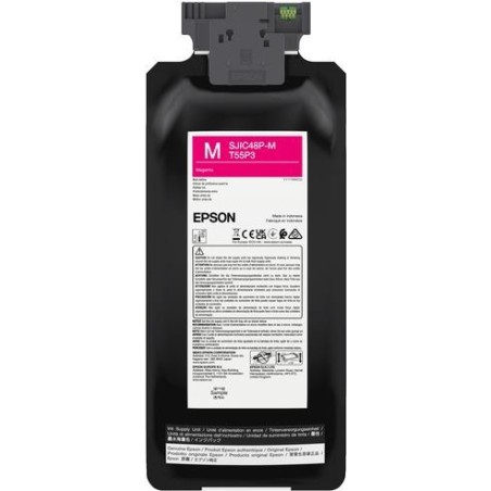 Epson T55P3 - 480 ml - Magenta - original - Box - Tinten-Packung - für EPL C8000E (C13T55P340)