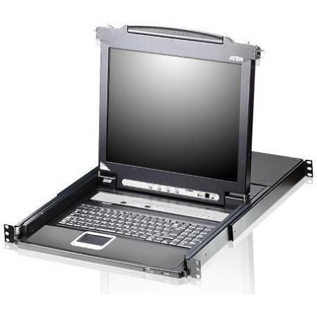 Aten 8 Port 17" LCD KVMP Switch (CL5708M-FR)