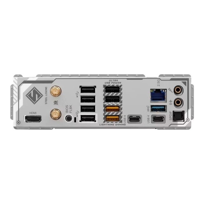 ASRock X870 Steel Legend WiFi - Motherboard - ATX - Socket AM5 - AMD X870 Chipsatz - USB4, USB 3,2 Gen 1, USB 3,2 Gen 2, USB-C