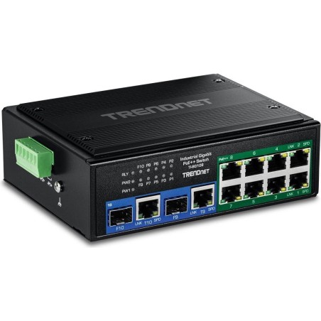 TRENDnet 10-PORT INDUSTRIAL GIGABIT 400W - Switch - 1 Gbps (TI-BG108)