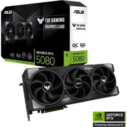 ASUS TUF Gaming GeForce RTX 5080 OC Edition 16 GB GDDR7 Grafikkarte PCI-E 5.0 (90YV0M30-M0NA00)