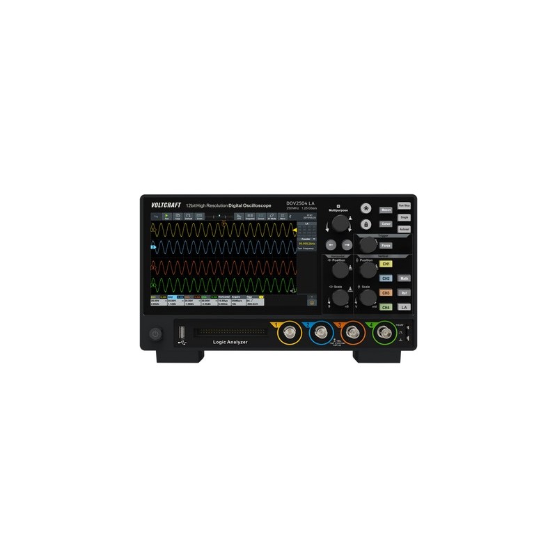 Voltcraft DOV2504 LA Digital-Oszilloskop 250 MHz 4-Kanal 1.25 GSa/s 100 Mpts 12 Bit (VC-16753955)