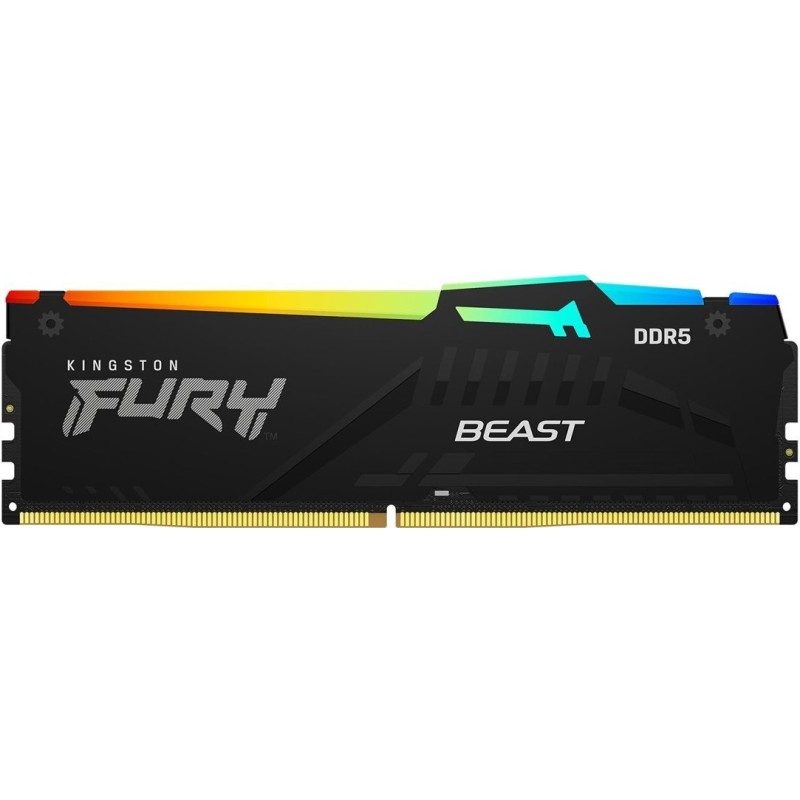 Kingston FURY Beast RGB - DDR5 - Kit - 128 GB: 2 x 64 GB (KF556C36BBEAK2-128)