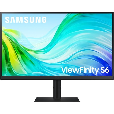 Samsung ViewFinity S6 S61F, 26.9" (68.3cm), Klasse: 26"-27", 2560x1440 (WQHD), 16:9, HDMI, Audio, schwarz (LS27F610EAUXEN)