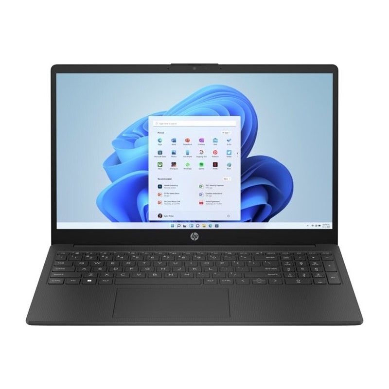 HP Laptop 15-fd0216ng Intel N-series N100 39.6 cm (15.6") Notebook - Win 11 Home in S mode - UHD Graphics - 4 GB RAM - 128 GB S