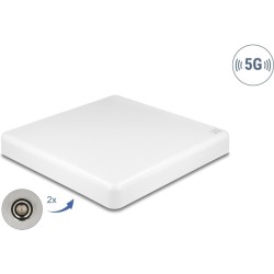 Delock 5G LTE MIMO Antenne 2 x N Buchse 2.7 - 9.0 dBi direktional Wand- und Mastmontage (81465)