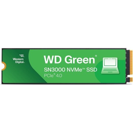 SanDisk WD Green SN3000 NVMe 2TB NVMe / M.2 2280 S3-M / PCIe Gen4 / read 5000MB/s / write 4200MB/s / 1.75M hours / Single Pack