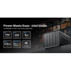 TerraMaster F4-425 IntelCeleron N5095 QuadCore 2GHz DDR4 (F4-425)