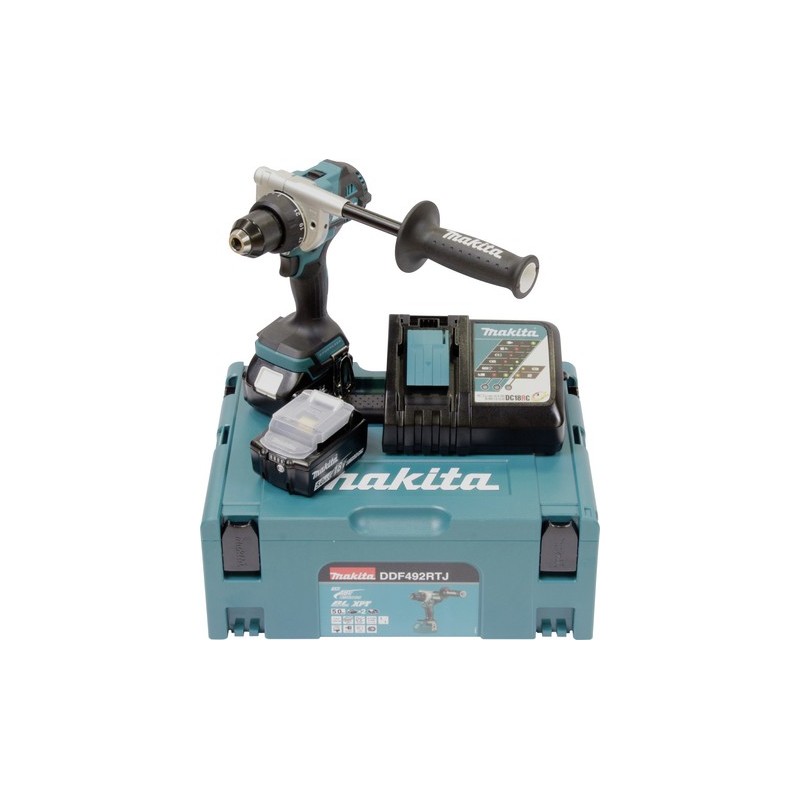 Makita DDF492RTJ Akku-Bohrschrauber 18V (DDF492RTJ)