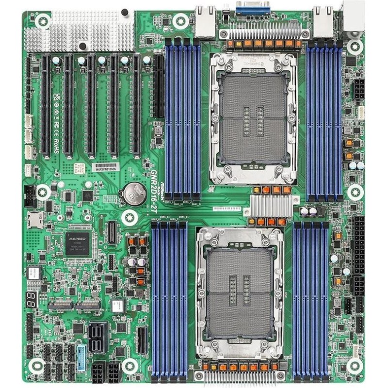 ASRock Mainboard GNR2D16-2T EEB like dual Sockel 4710 Single (GNR2D16-2T)