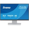 Iiyama Monitor ProLiteh 21,5"/54,6cm T2252MSC weiß 16:9 (T2252MSC-W2AG)