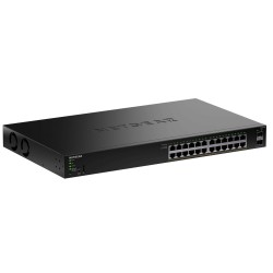 Netgear S350 Series PoE+ Smart Managed Essentials Switch with 2 - Switch - 1 Gbps (GS324TP-200EUS)