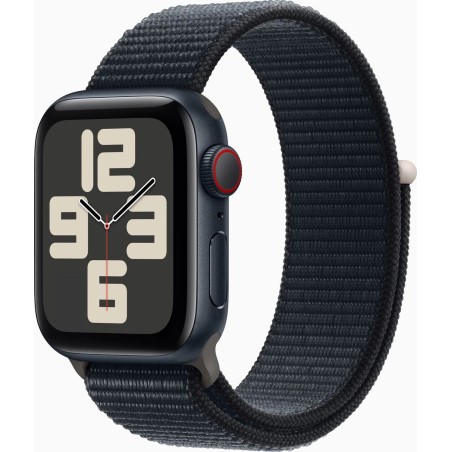 Apple Watch SE 2. Generation LTE 40 mm Midnight mit Sport Loop Armband