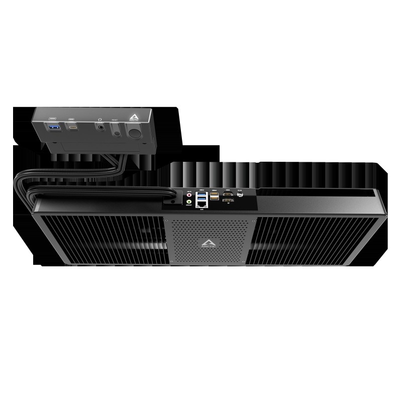 Arctic Senza 5700G Under-Desk Mini-PC Ryzen 7 32 GB RAM 1 TB SSD No OS