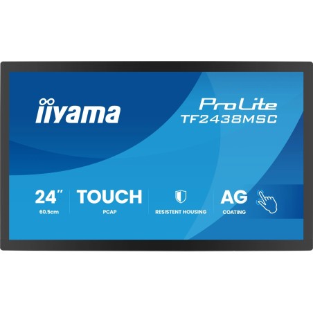 Iiyama TF2438MSC-B2 23,8" Full HD IPS Touch-Monitor HDMI DP USB Multitouch