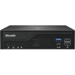 Shuttle XPC slim DH610V2 Barebone LGA1700 DDR5 bis 96 GB Dual-LAN schwarz