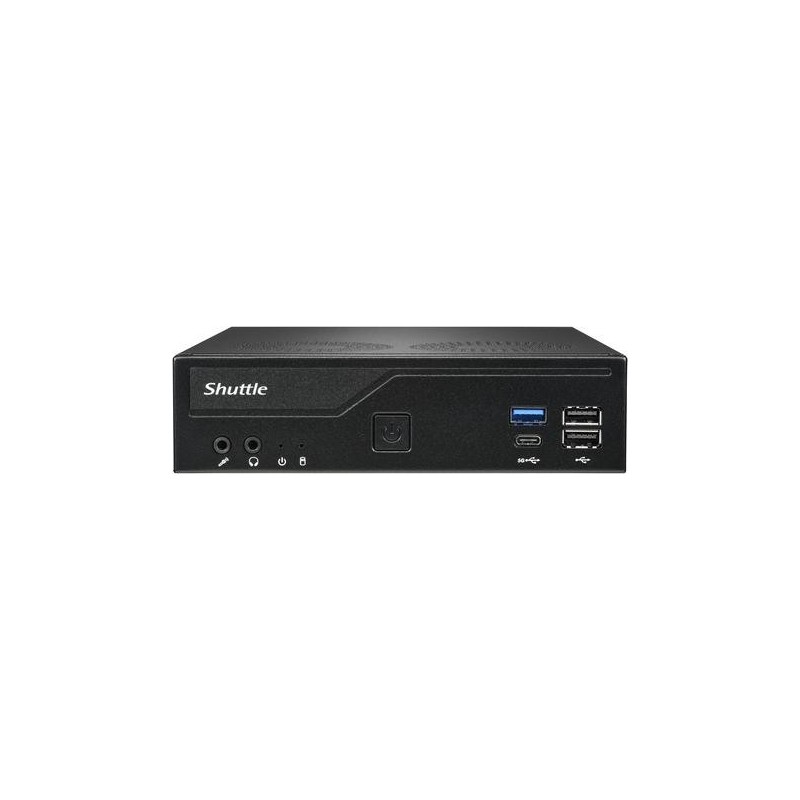 Shuttle XPC slim DH610V2 Barebone LGA1700 DDR5 bis 96 GB Dual-LAN schwarz