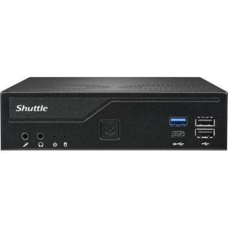 Shuttle XPC slim DH610V2 Barebone LGA1700 DDR5 bis 96 GB Dual-LAN schwarz