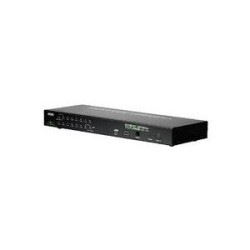 ATEN KVM on the NET CS1716i - KVM-Switch - PS/2, USB - 16 Anschlüsse - 1 lokaler Benutzer - 32 IP-Benutzer - 1U - extern - stap