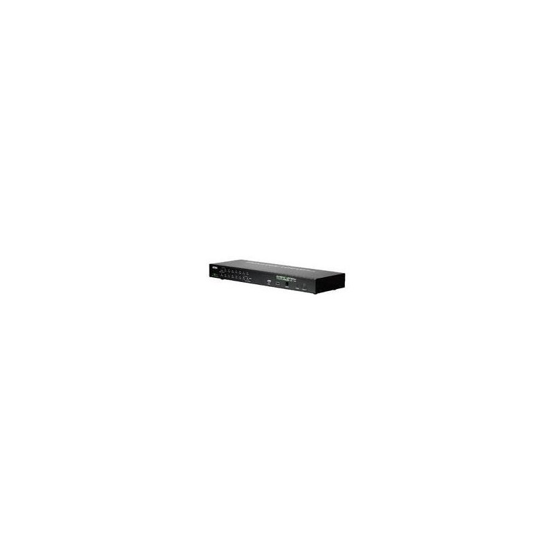 ATEN KVM on the NET CS1716i - KVM-Switch - PS/2, USB - 16 Anschlüsse - 1 lokaler Benutzer - 32 IP-Benutzer - 1U - extern - stap