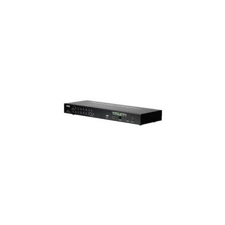 ATEN KVM on the NET CS1716i - KVM-Switch - PS/2, USB - 16 Anschlüsse - 1 lokaler Benutzer - 32 IP-Benutzer - 1U - extern - stap