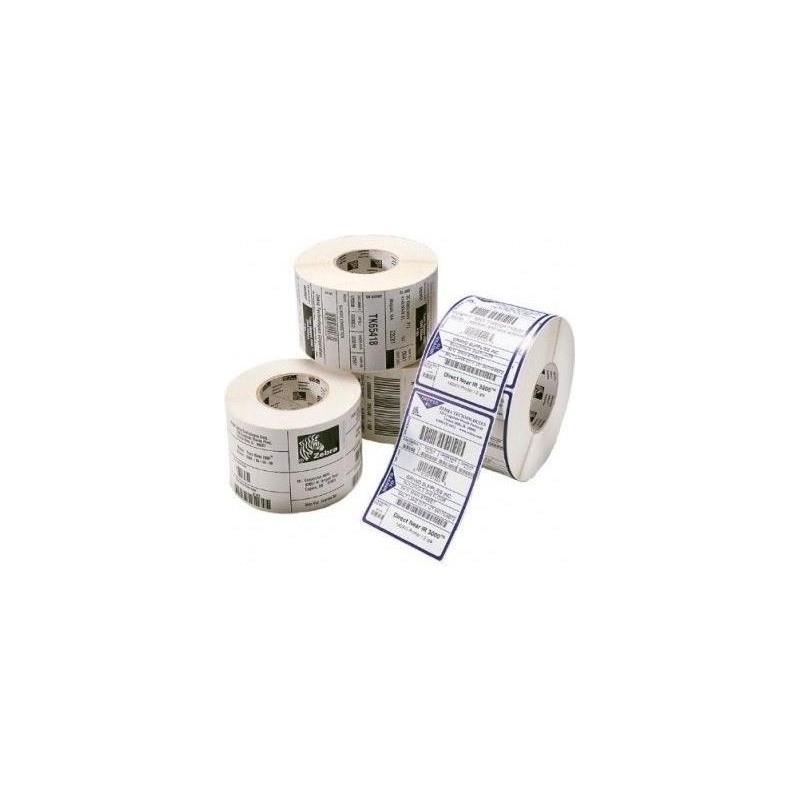 Zebra Z-Ultimate 3000T - Etiketten - Polyester - glossy - permanent acrylic adhesive - weiß - 76.2 x 76.2 mm 12000 Etikett(en)