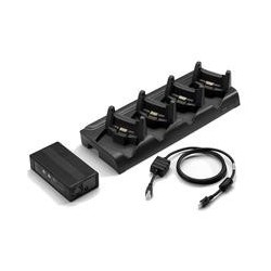 Zebra Lade-/Übertragungsstation, 4-Fach, Ethernet Lade-/Übertragungsstation, 4-Fach, Ethernet, inkl.: Netzteil, separat bestell