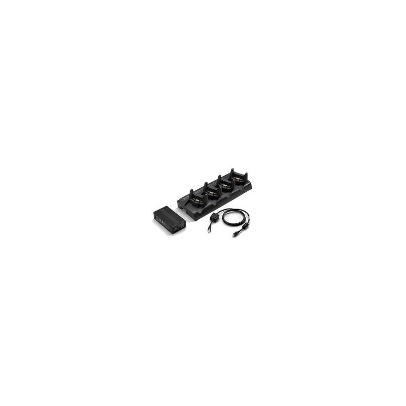 Zebra Lade-/Übertragungsstation, 4-Fach, Ethernet Lade-/Übertragungsstation, 4-Fach, Ethernet, inkl.: Netzteil, separat bestell