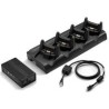 Zebra Lade-/Übertragungsstation, 4-Fach, Ethernet Lade-/Übertragungsstation, 4-Fach, Ethernet, inkl.: Netzteil, separat bestell
