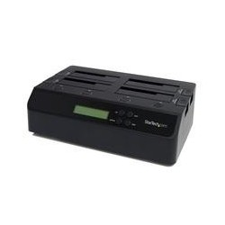 StarTech.com 4 Bay Festplatten Kopierstation USB 3.0 / eSATA auf SATA - HDD 1:3 Duplikator - Festplattenduplikator - 4 Schächte