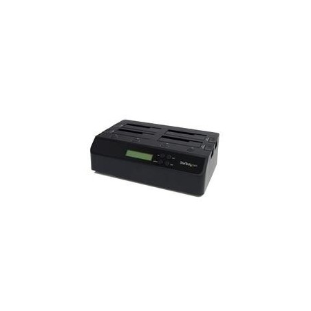 StarTech.com 4 Bay Festplatten Kopierstation USB 3.0 / eSATA auf SATA - HDD 1:3 Duplikator - Festplattenduplikator - 4 Schächte