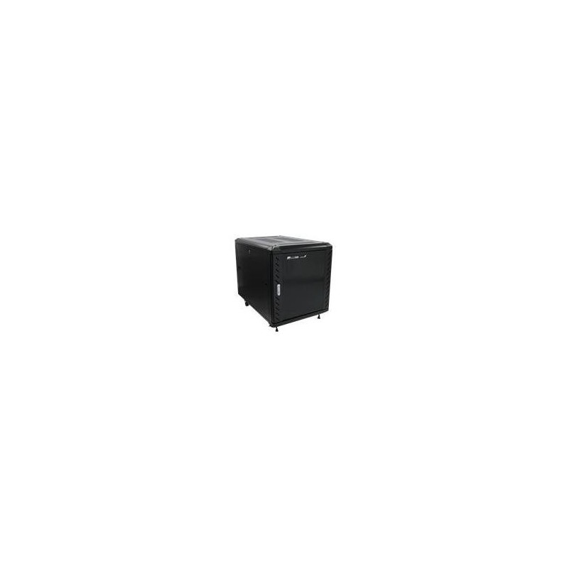 StarTech.com 12HE Office Serverschrank 91cm Tief - Server Rack Gehäuse bis max. 800 Kg belastbar - Schrank - Schwarz - 12U - 91