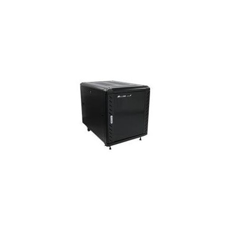 StarTech.com 12HE Office Serverschrank 91cm Tief - Server Rack Gehäuse bis max. 800 Kg belastbar - Schrank - Schwarz - 12U - 91
