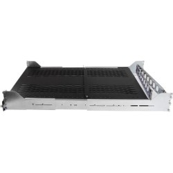 StarTech.com 2U Adjustable Vented Sliding Rack Shelf w - Cable Management - 50lbs - Rack Shelf (verschiebbar, belüftet) - Schwa