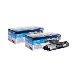 Brother TN900C - 2er-Pack - Cyan - Original - Tonerpatrone - für HL-L9200CDWT, L9300CDWTT, MFC L9550CDW, L9550CDWT (TN900CTWIN)