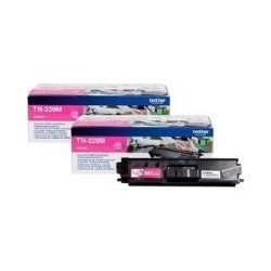 Brother TN329M - 2er-Pack - Magenta - Original - Tonerpatrone - für Brother DCP-L8450CDW, MFC-L8850CDW, HL-L8350CDW, L8350CDWT,