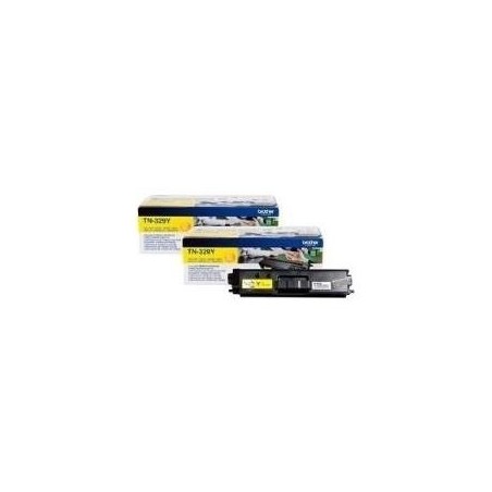 Brother TN329Y - 2er-Pack - Gelb - Original - Tonerpatrone - für Brother DCP-L8450CDW, MFC-L8850CDW, HL-L8350CDW, L8350CDWT, L8
