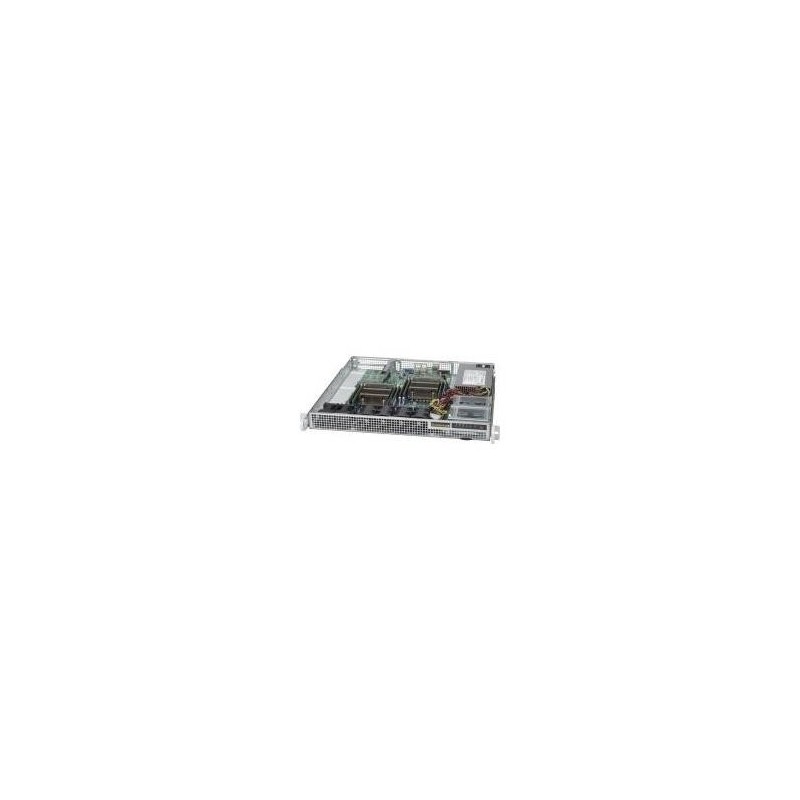 Super Micro Supermicro SC514 505 - Rack - einbaufähig - 1U - Erweitertes ATX - SATA/SAS - nicht Hot-Swap-fähig 500 Watt (CSE-51