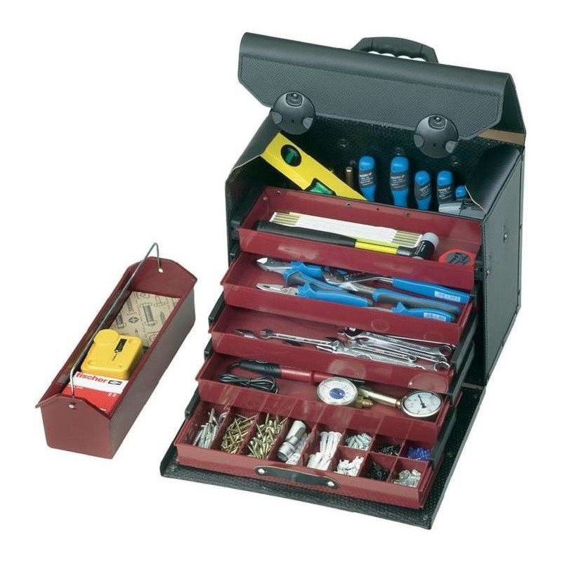PARAT Top-Line Schubladentasche rollbar mit 5-teiligem Schubladeneinsatz 44500581 Abmessungen: (L x (44500581)