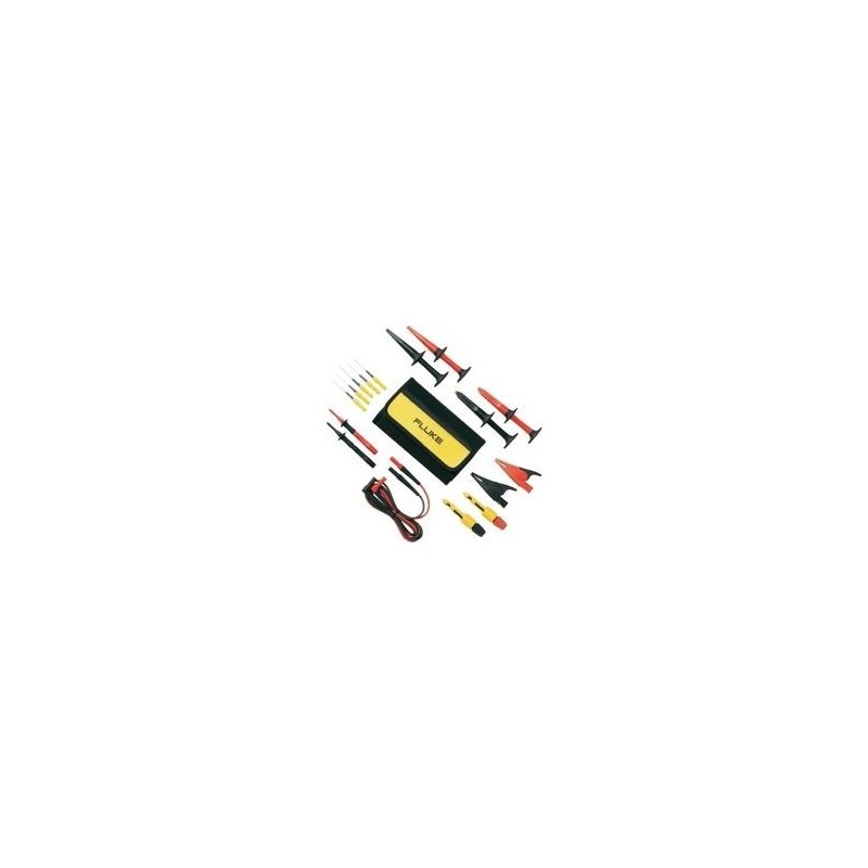 Fluke TLK-225-1 Sicherheits-Messleitungs-Set Lamellenstecker 4 mm - Lamellenstecker 4 mm 1.50 m Schwarz, Rot 1 St. (3971252-2