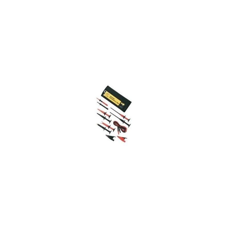 Fluke TLK282-1 Sicherheits-Messleitungs-Set Lamellenstecker 4 mm - Lamellenstecker 4 mm 1.50 m Schwarz, Rot 1 St. (3971252-28