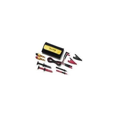 Fluke Sicherheits-Messleitungs-Set Lamellenstecker 4 mm - Lamellenstecker 4 mm 1.50 m Schwarz, Rot TLK281-1 (3971241)