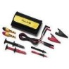 Fluke Sicherheits-Messleitungs-Set Lamellenstecker 4 mm - Lamellenstecker 4 mm 1.50 m Schwarz, Rot TLK281-1 (3971241)