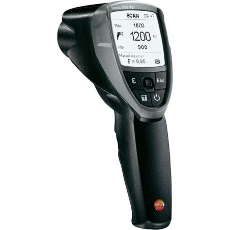 testo Infrarot-Thermometer 835-T2 Optik 50:1 -10 bis +1500 C Kontaktmessung (0560 8352)
