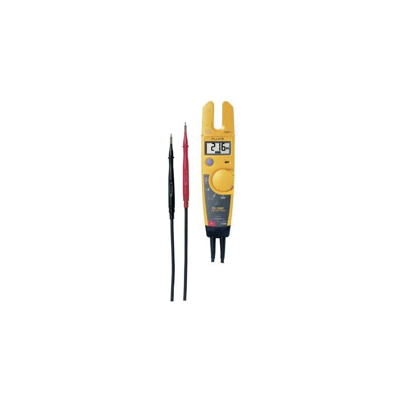 Fluke Elektrotester - 0 - 100 A - 0 - 1000 V - 0 - 1000 V - 1000 V - Schwarz - Grau - Rot - Gelb - LED (659570)