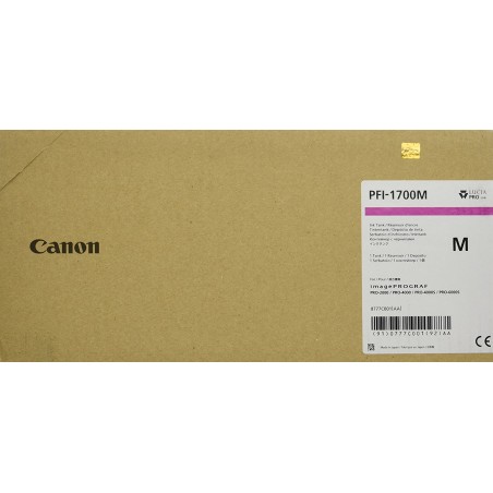 Canon PFI-1700 M - 700 ml - Magenta - Original - Tintenbehälter - für imagePROGRAF PRO-2000, PRO-4000, PRO-4000S, PRO-6000S (07