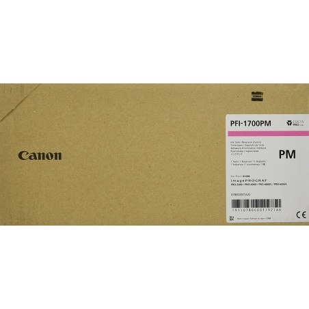 Canon PFI-1700 PM - 700 ml - Photo Magenta - Original - Tintenbehälter - für imagePROGRAF PRO-2000, PRO-4000, PRO-4000S, PRO-60