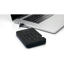 iStorage diskAshur 2 - Festplatte - verschlüsselt - 1TB - extern (tragbar) - USB 3,1 Gen1 - 5400 U/min - Puffer: 8MB - FIPS 197